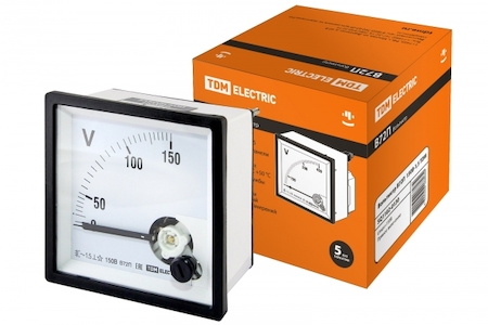 TDM ELECTRIC SQ1102-0130 Вольтметр В72П 150В-1,5 TDM